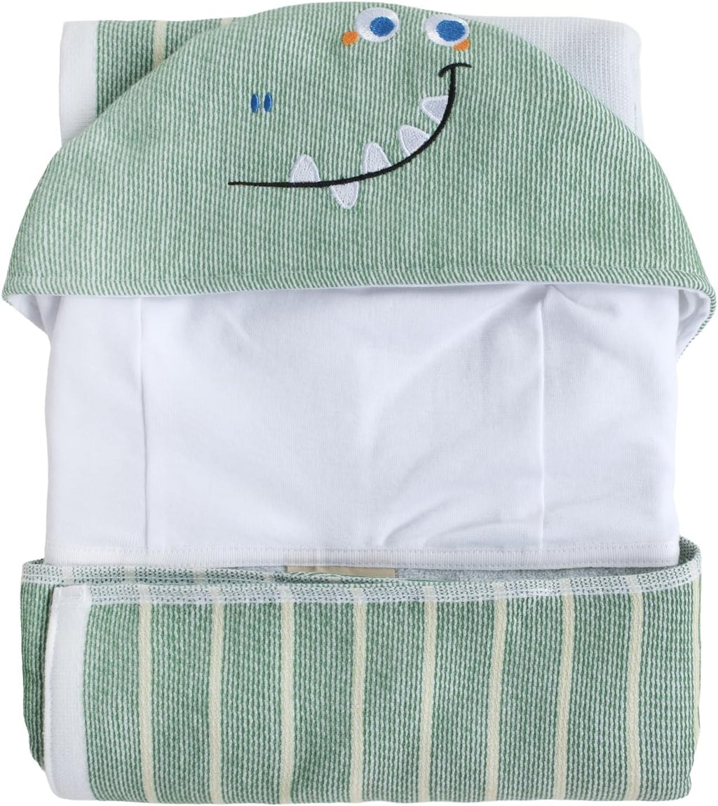 Children's Hooded Beach Poncho Towel (Dinosaur Design)