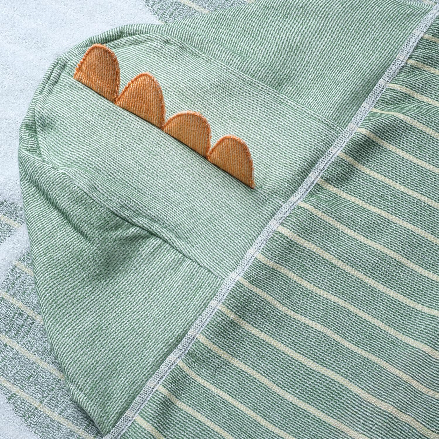 Children's Hooded Beach Poncho Towel (Dinosaur Design)